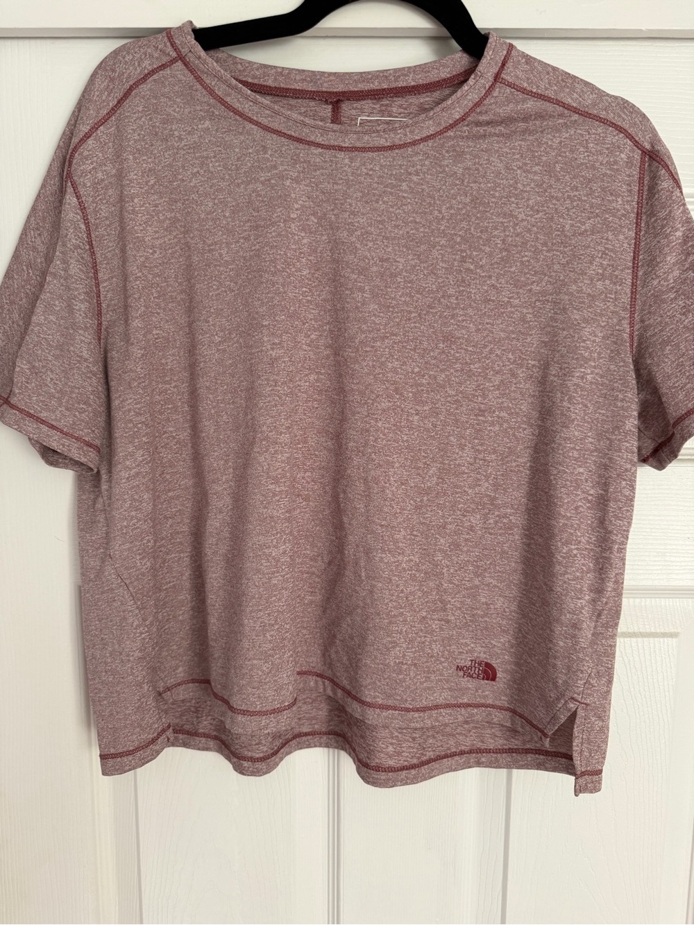 The North Face Heathered Mauve Short Sleeve Crew Tee